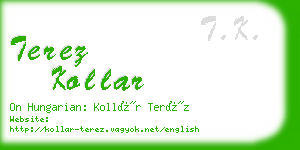 terez kollar business card